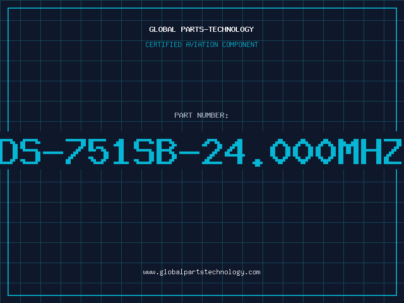 Aviation Part DS-751SB-24.000MHZ