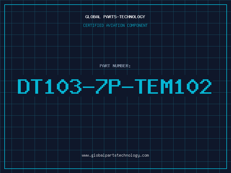 Aviation Part DT103-7P-TEM102