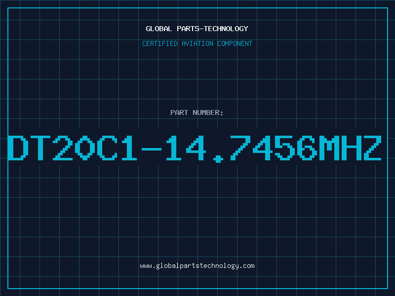 Aviation Part DT20C1-14.7456MHZ