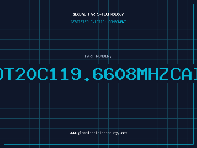 Aviation Part DT20C119.6608MHZCAI