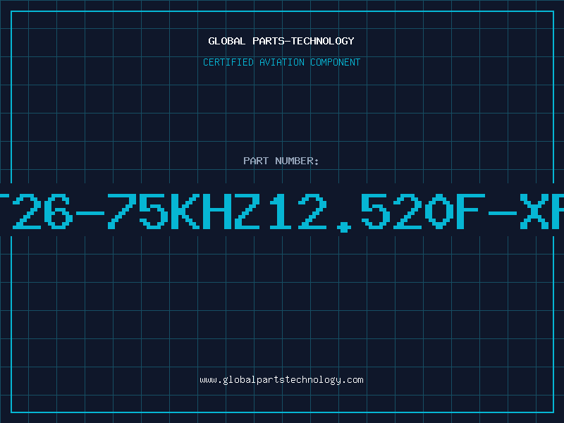 Aviation Part DT26-75KHZ12.520F-XPB