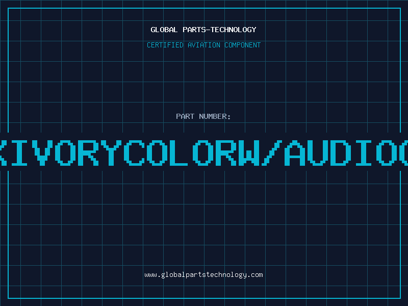 Aviation Part DT52XIVORYCOLORW/AUDIOCABLE
