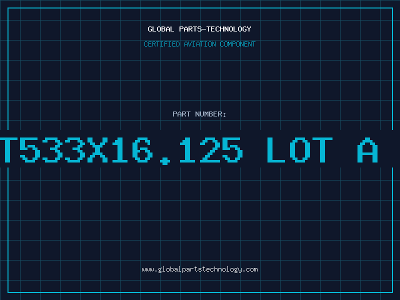 Aviation Part DT533X16.125 LOT A S