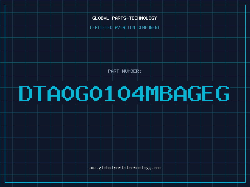 Aviation Part DTA0G0104MBAGEG