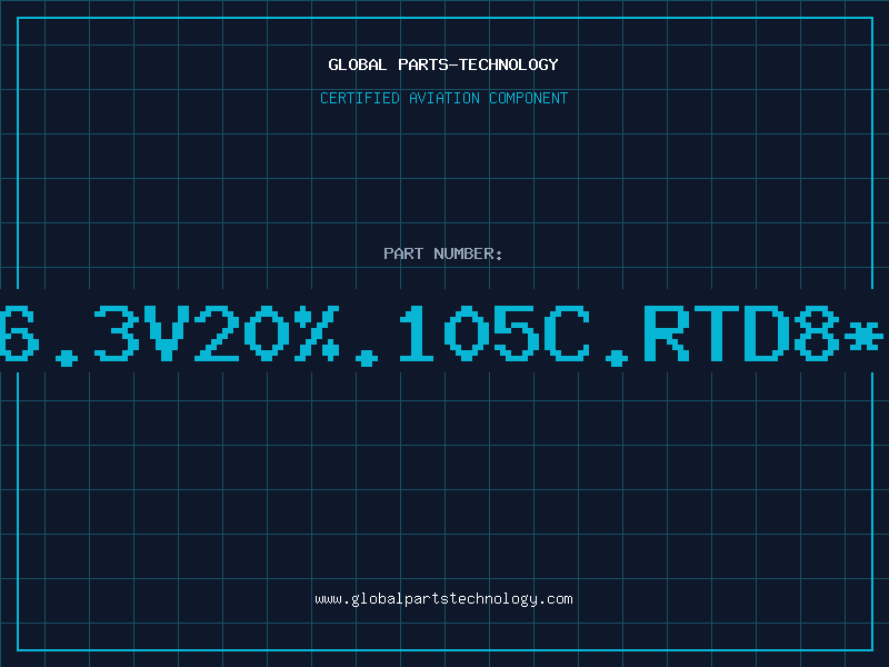 Aviation Part E/C.1000uF.6.3V20%.105C.RTD8*L20mm.SANYO