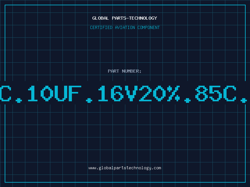 Aviation Part E/C.10uF.16V20%.85C.RT