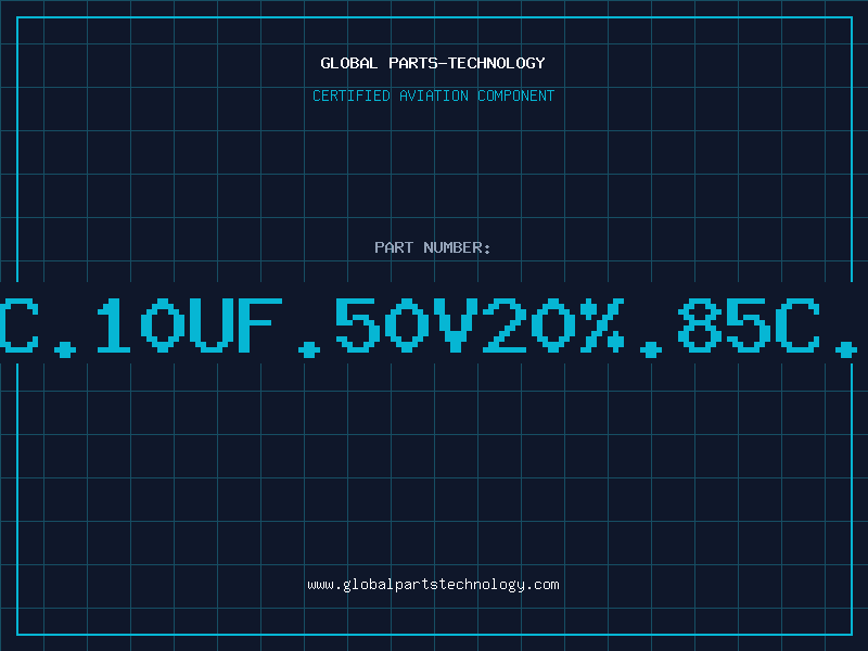 Aviation Part E/C.10uF.50V20%.85C.RT