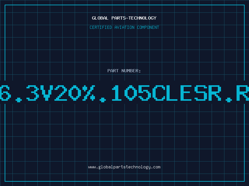 Aviation Part E/C.470uF.6.3V20%.105CLESR.RTD6.3*11mm