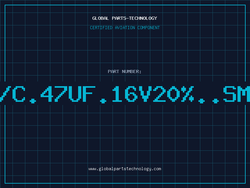 Aviation Part E/C.47uF.16V20%..SMD