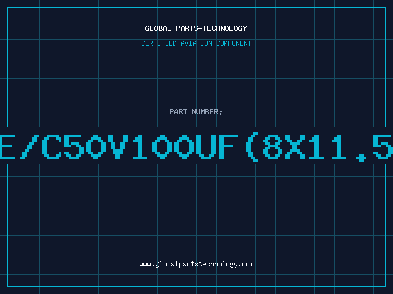 Aviation Part E/C50V100UF(8X11.5