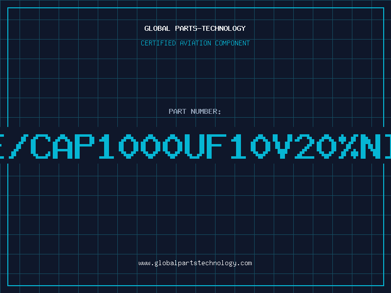 Aviation Part E/CAP1000UF10V20%NI