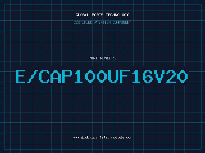 Aviation Part E/CAP100UF16V20