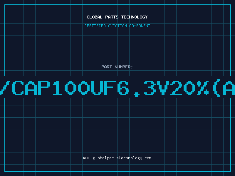 Aviation Part E/CAP100UF6.3V20%(AM