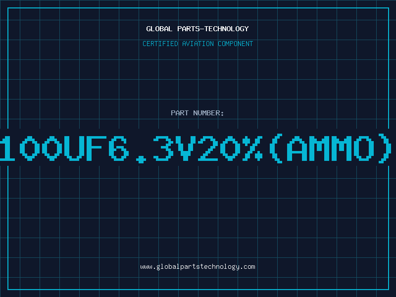 Aviation Part E/CAP100UF6.3V20%(AMMO)D/C97