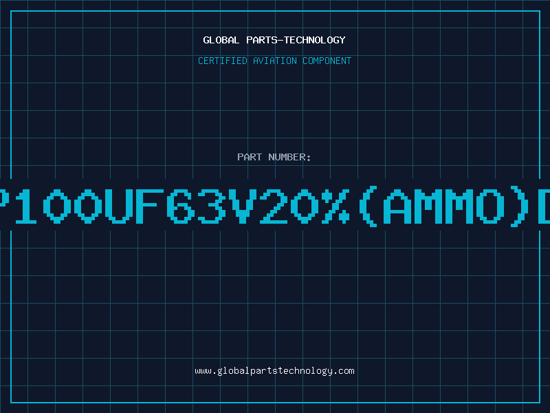 Aviation Part E/CAP100UF63V20%(AMMO)D/C97
