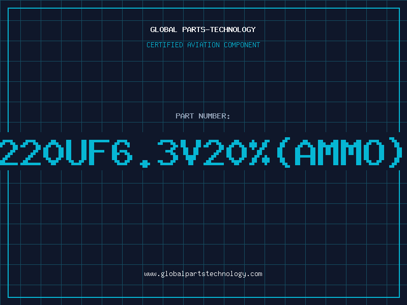 Aviation Part E/CAP220UF6.3V20%(AMMO)NICHI