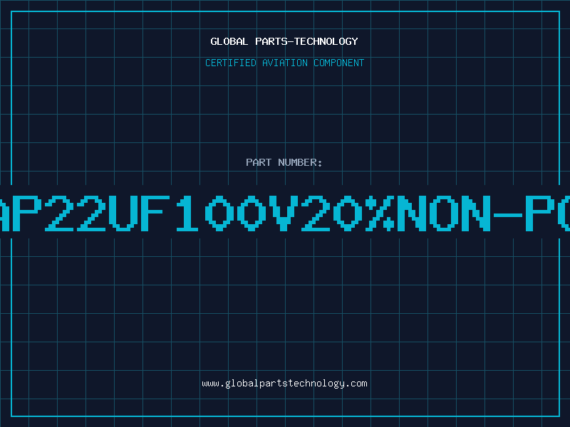 Aviation Part E/CAP22UF100V20%NON-POLAR