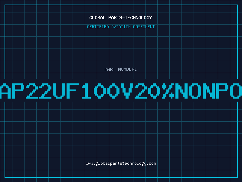Aviation Part E/CAP22UF100V20%NONPOLAR