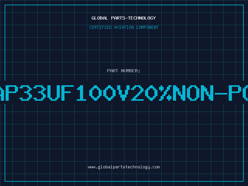 Aviation Part E/CAP33UF100V20%NON-POLAR