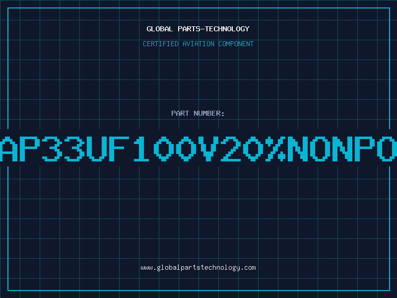 Aviation Part E/CAP33UF100V20%NONPOLAR