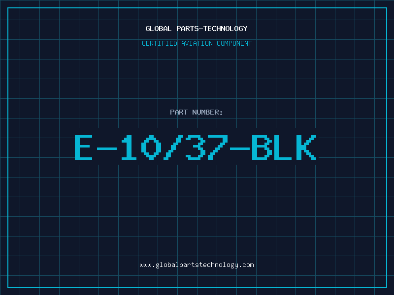 Aviation Part E-10/37-BLK