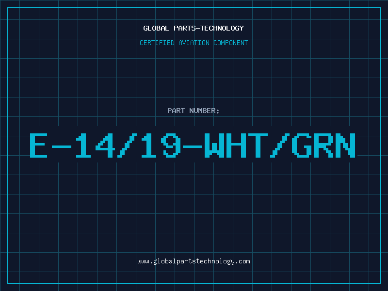 Aviation Part E-14/19-WHT/GRN