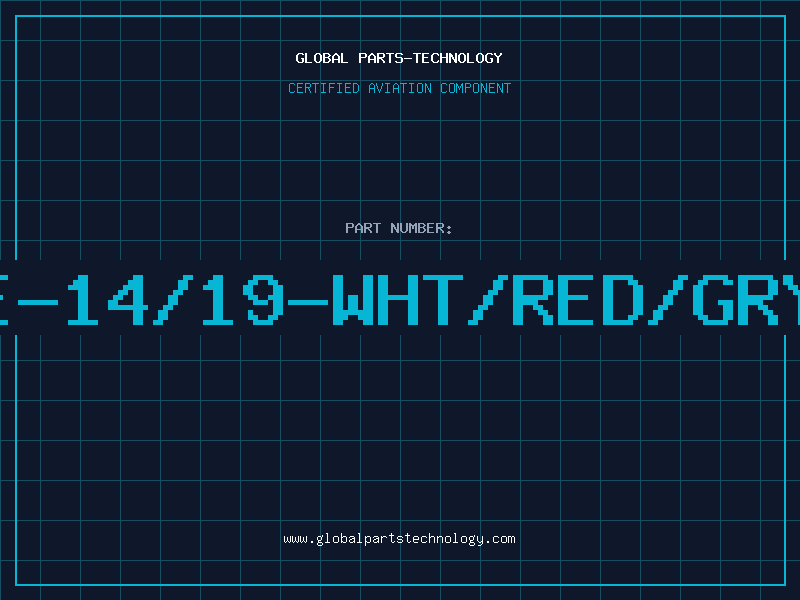 Aviation Part E-14/19-WHT/RED/GRY