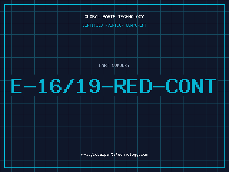 Aviation Part E-16/19-RED-CONT