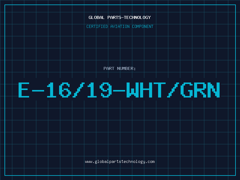 Aviation Part E-16/19-WHT/GRN