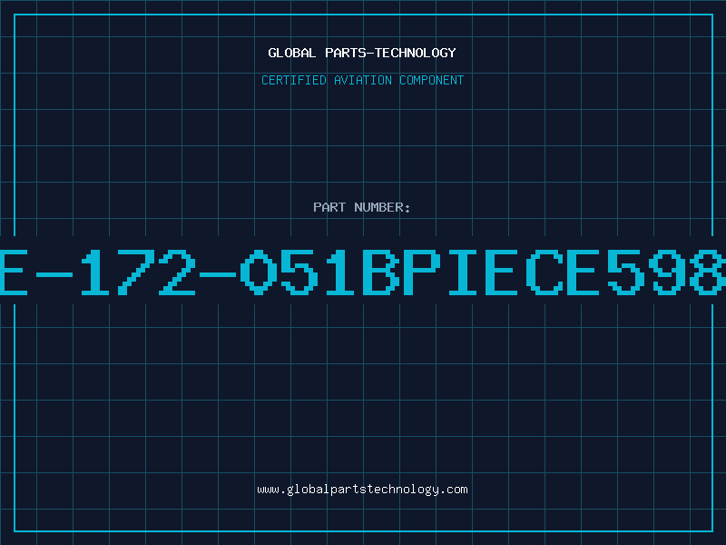 Aviation Part E-172-051BPIECE598