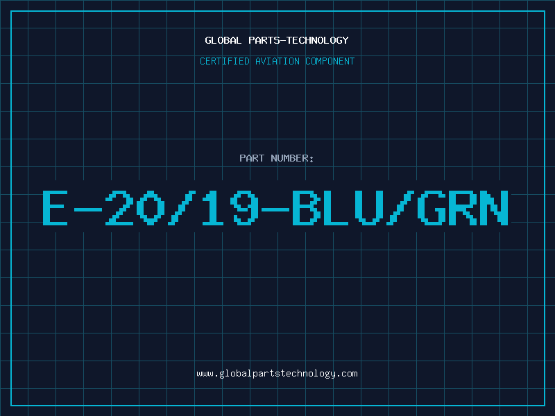 Aviation Part E-20/19-BLU/GRN