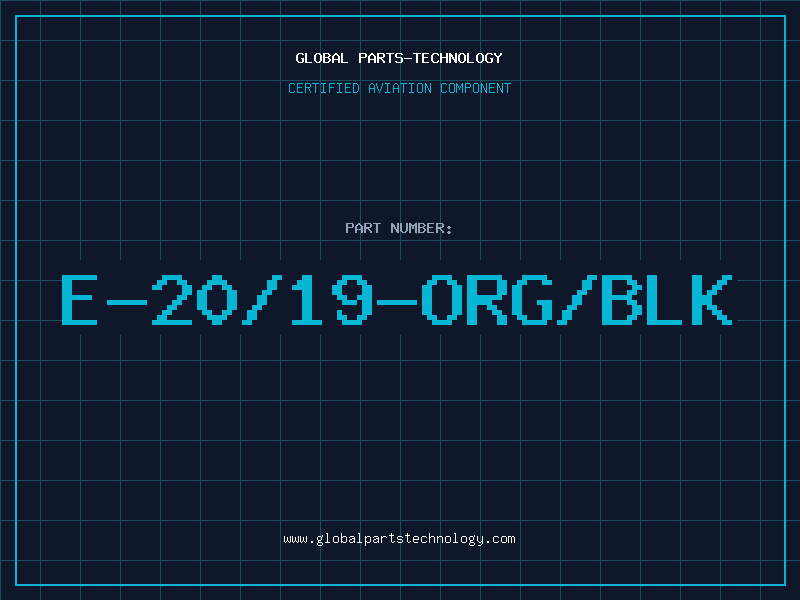 Aviation Part E-20/19-ORG/BLK