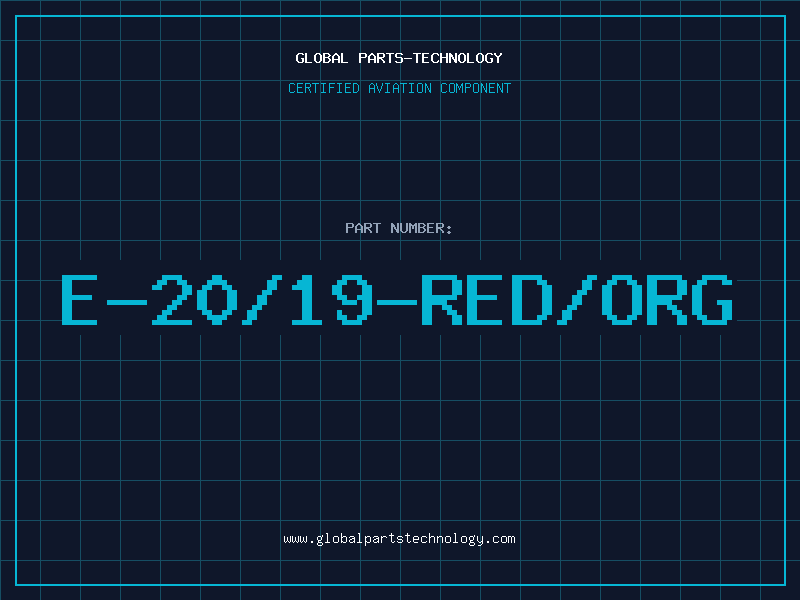 Aviation Part E-20/19-RED/ORG
