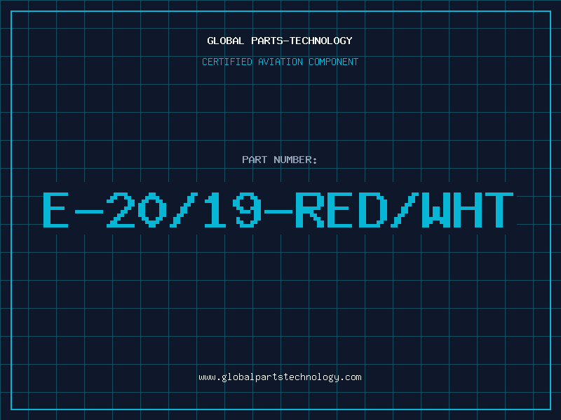 Aviation Part E-20/19-RED/WHT