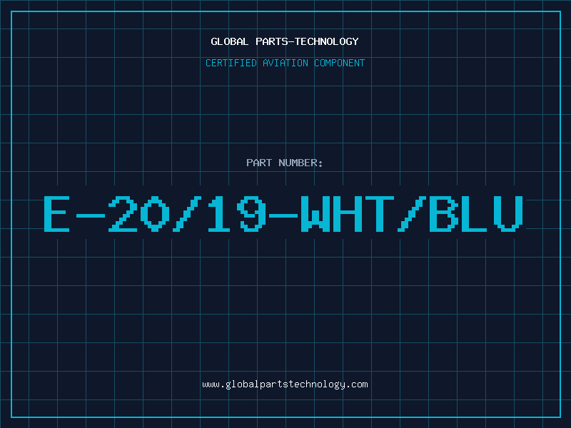 Aviation Part E-20/19-WHT/BLU