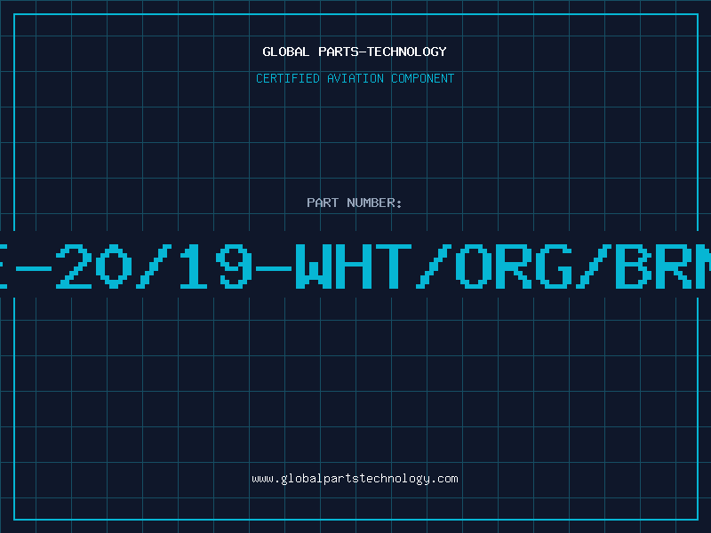 Aviation Part E-20/19-WHT/ORG/BRN