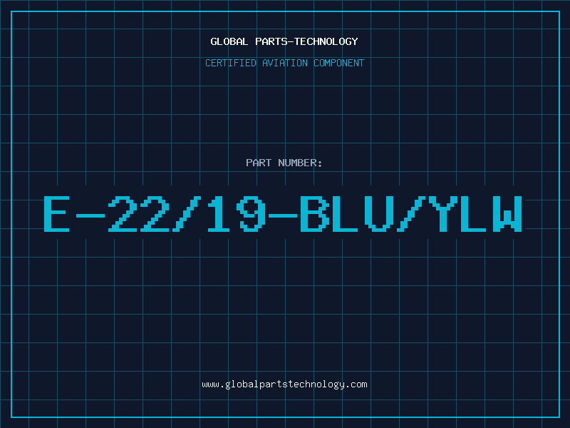Aviation Part E-22/19-BLU/YLW
