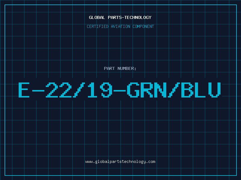Aviation Part E-22/19-GRN/BLU