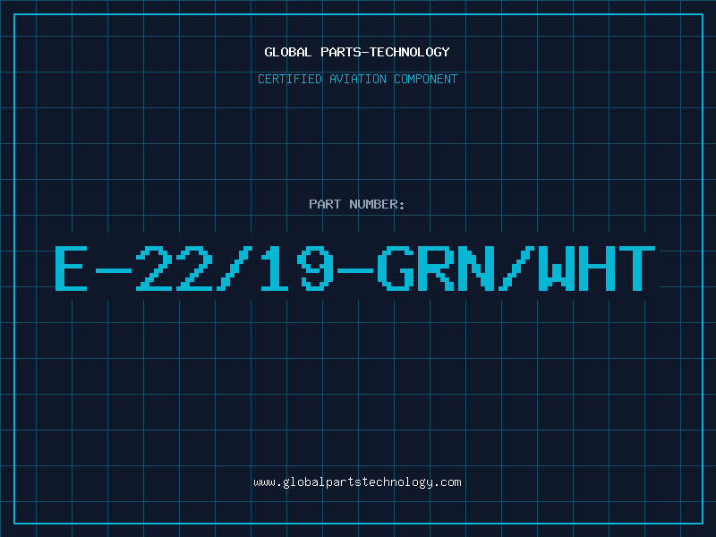 Aviation Part E-22/19-GRN/WHT