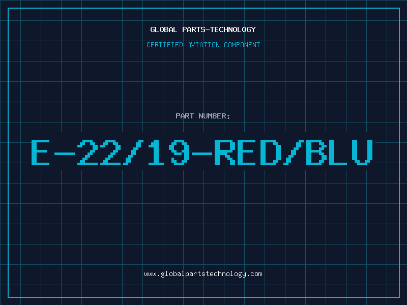Aviation Part E-22/19-RED/BLU