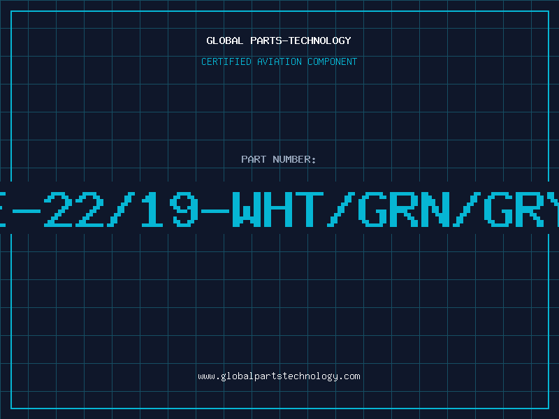 Aviation Part E-22/19-WHT/GRN/GRY