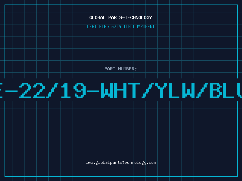 Aviation Part E-22/19-WHT/YLW/BLU