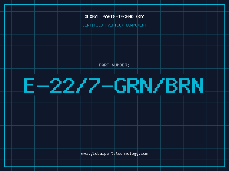Aviation Part E-22/7-GRN/BRN