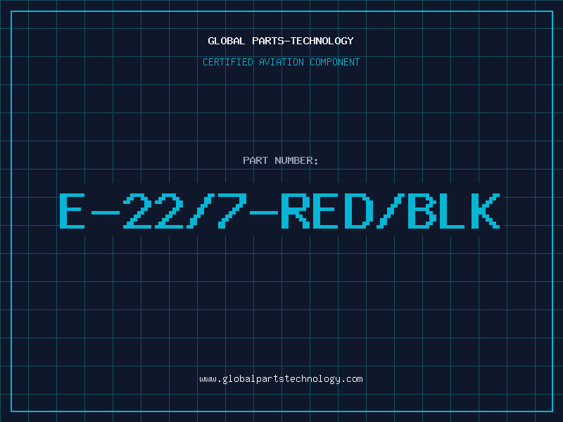 Aviation Part E-22/7-RED/BLK