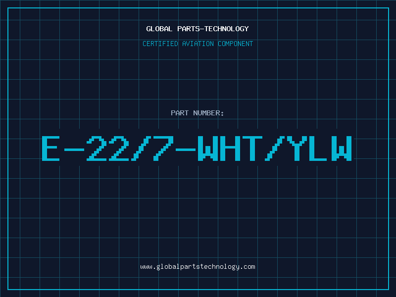 Aviation Part E-22/7-WHT/YLW