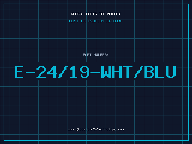Aviation Part E-24/19-WHT/BLU