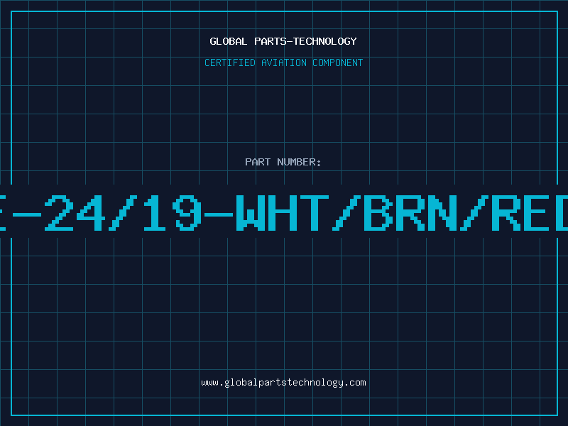 Aviation Part E-24/19-WHT/BRN/RED