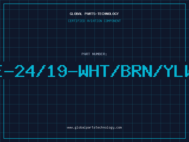 Aviation Part E-24/19-WHT/BRN/YLW