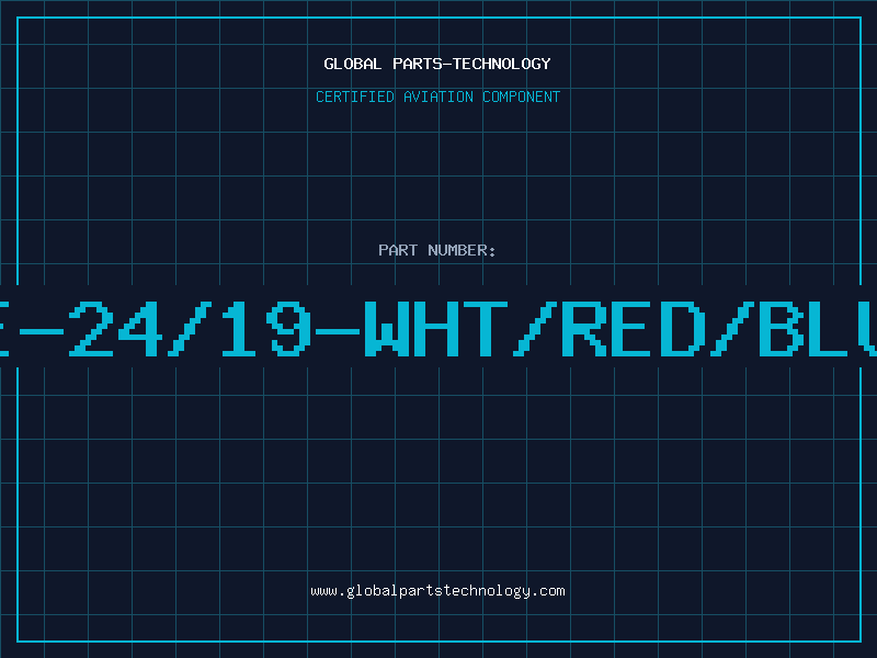 Aviation Part E-24/19-WHT/RED/BLU