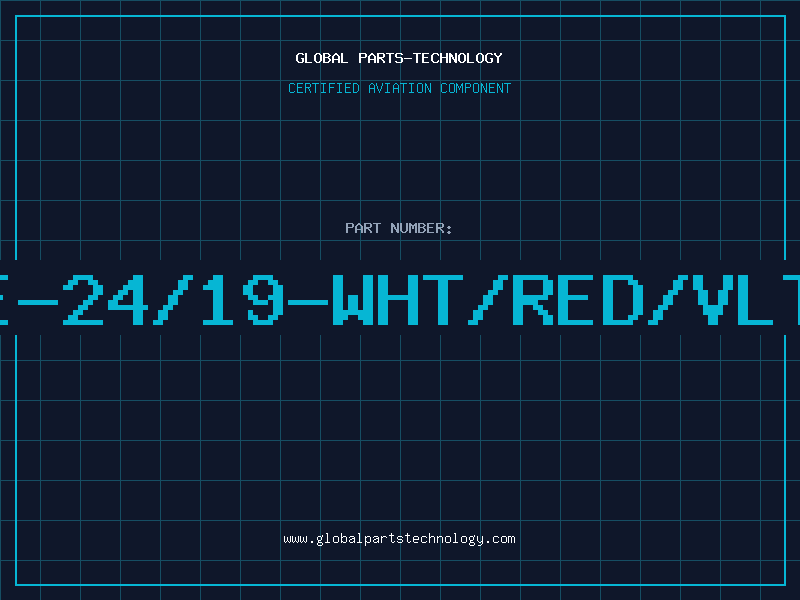 Aviation Part E-24/19-WHT/RED/VLT